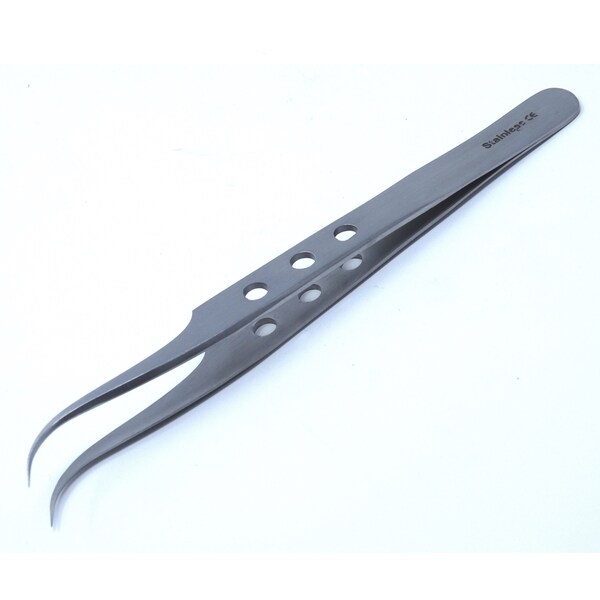 A2Z Scilab Watch Jewelery Repair Tweezers No 7 Fine Point Forceps Fenestrated Grip A2Z-ZR275 - main